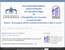 Tablet Screenshot of hospitalitedetouraine.org